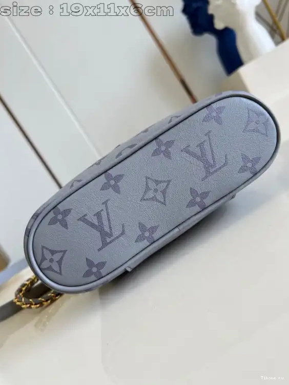 Affordable VUITTON Vanity CM LOUIS Pouch-19 x 11.5 6.5 x Chain 0615